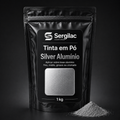 Tinta em pó Silver Alumínio – Fino, Médio ou Grosso – 1 kg