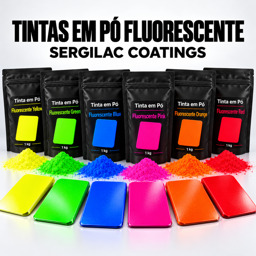 Tinta em pó Fluorescente – Individual 1 kg