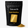 Tinta em pó Gold 1923 Metálico 500 g