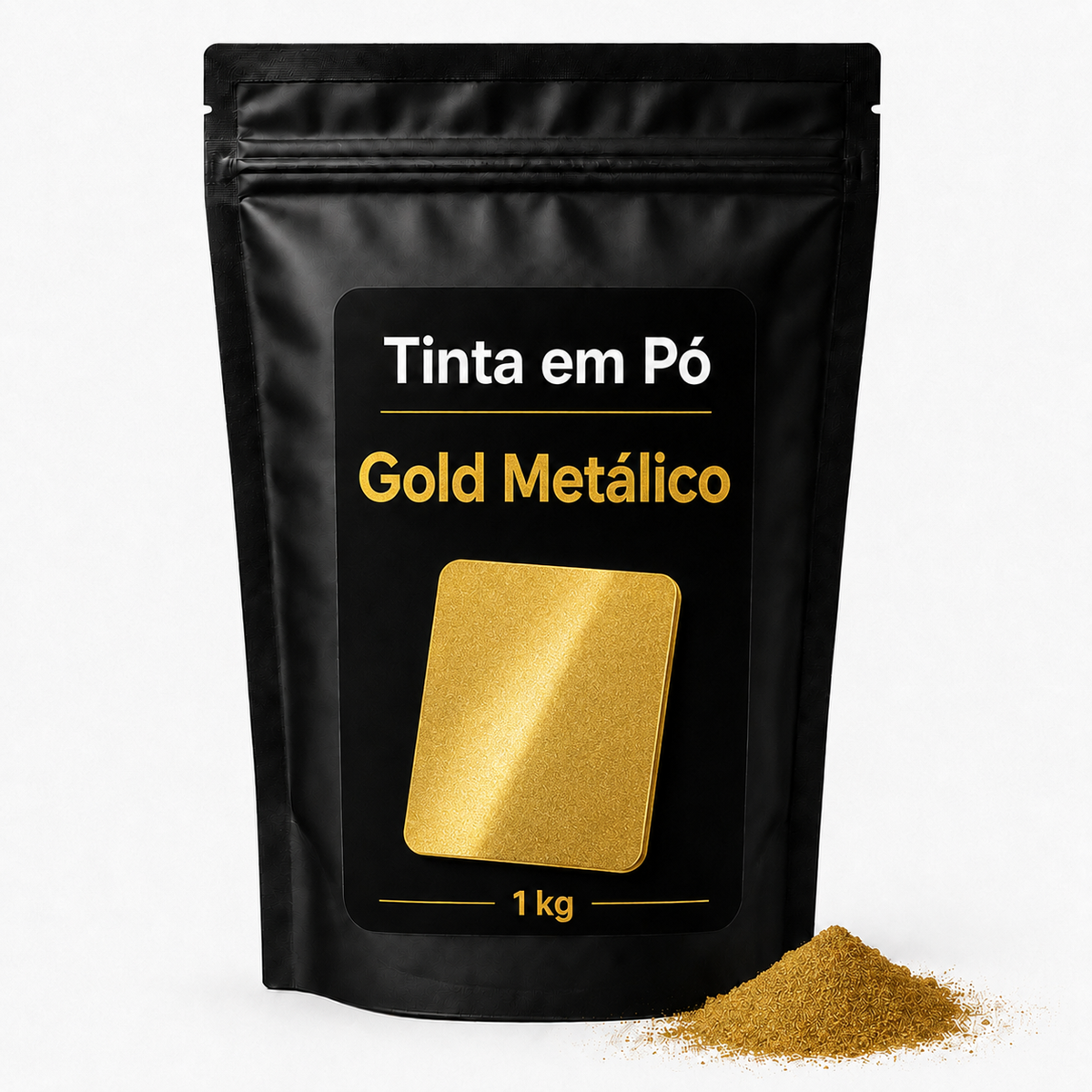 Tinta em pó Gold 1923 Metálico 500 g