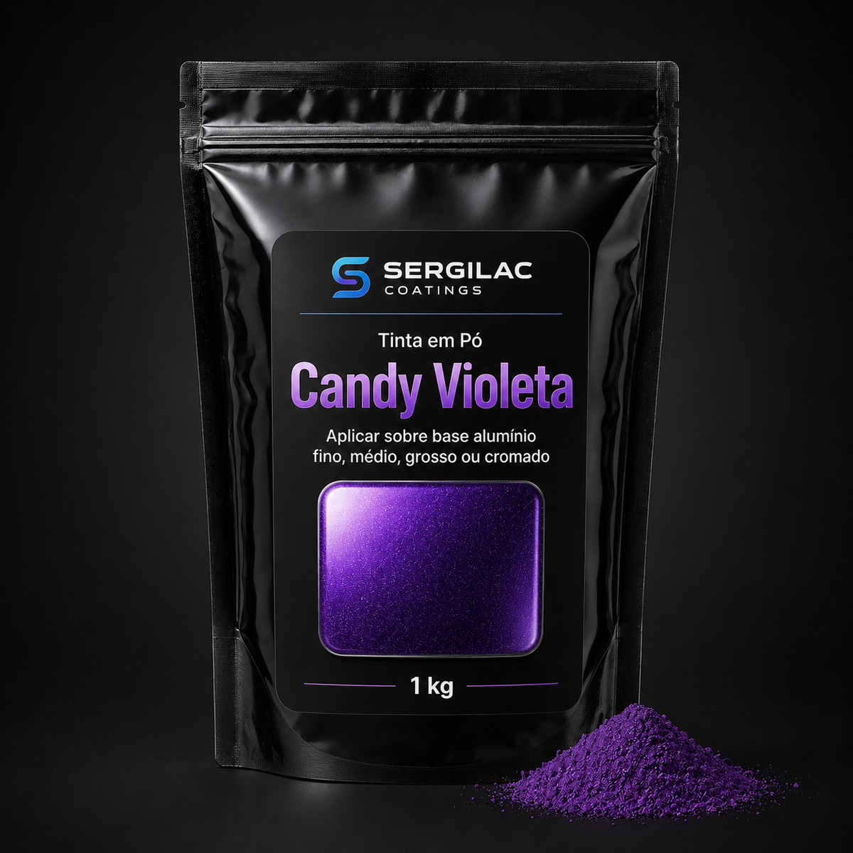 Tinta em pó Candy Violeta – 1 kg