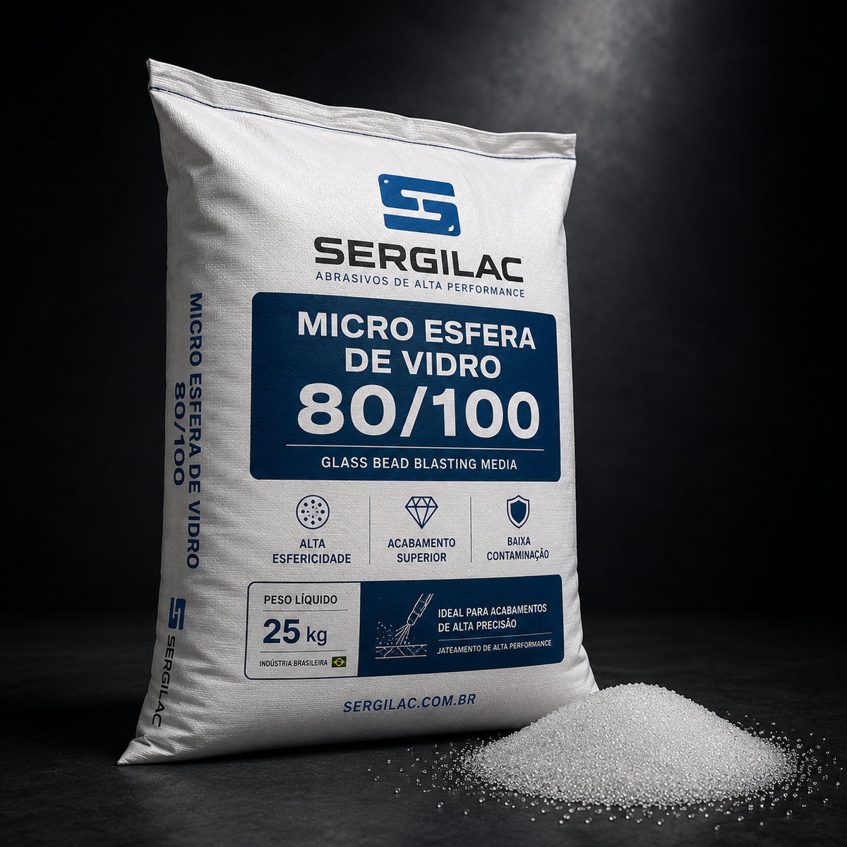 Microesferas de vidro – 25 kg
