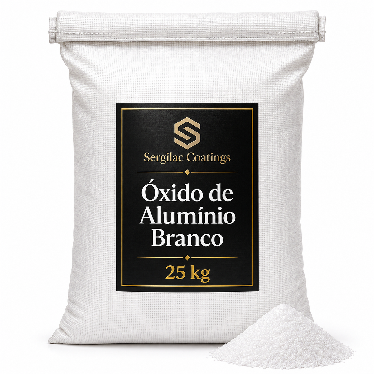 Óxido de alumínio 90/125 – sacos de 25 kg