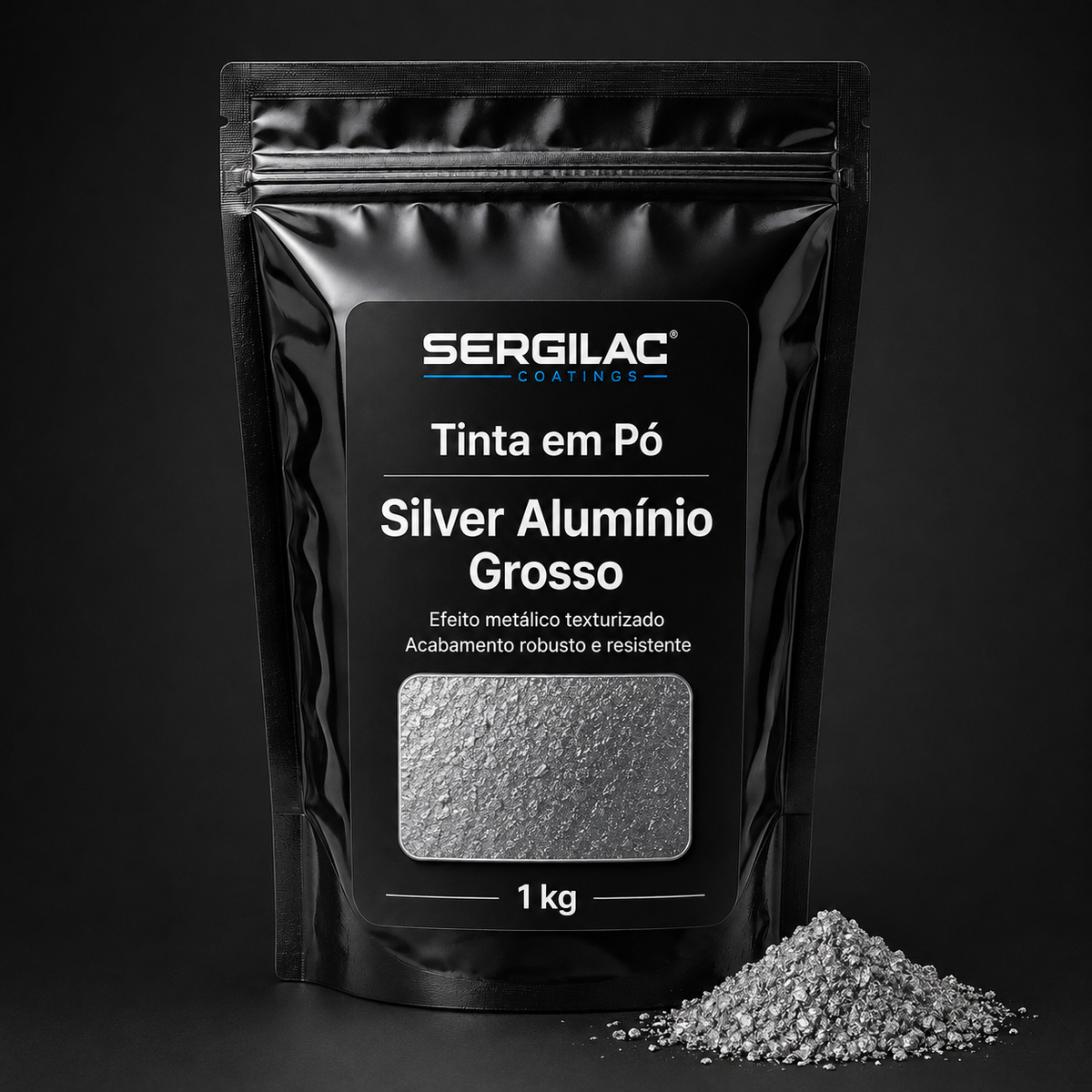 Silver Alumínio Grosso – 1 kg