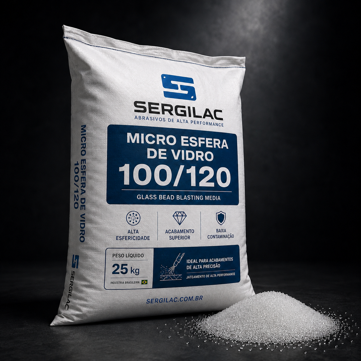 Microesferas de vidro – 25 kg