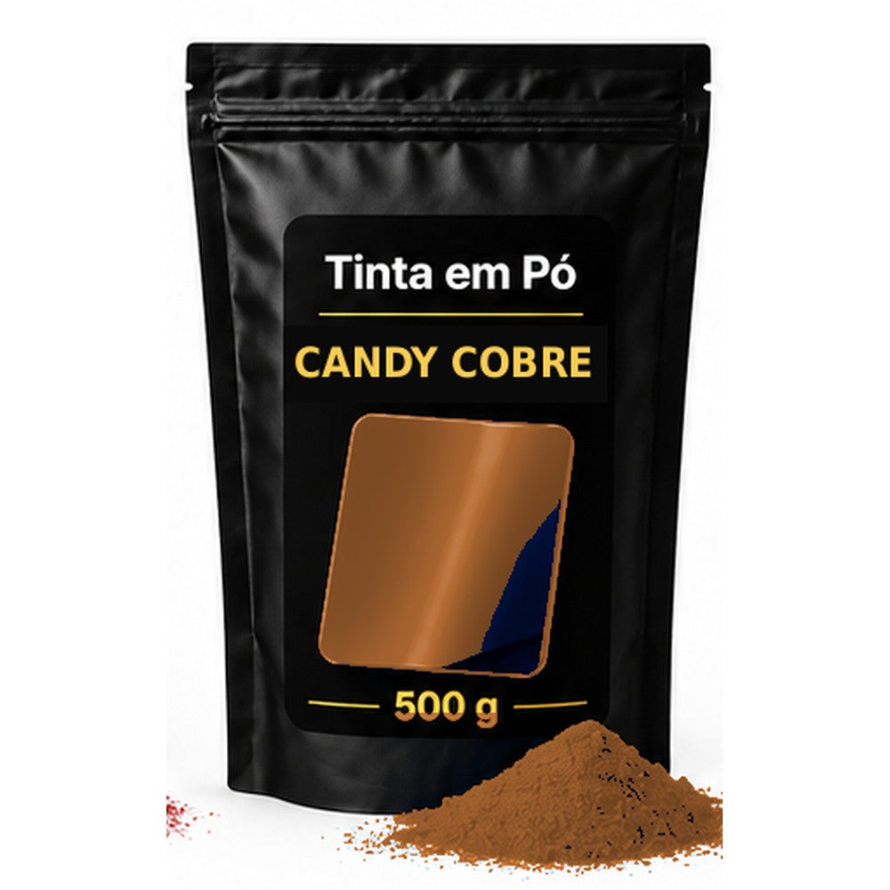 Saco preto e dourado Sergilac Coatings — candy Cobre 500 g