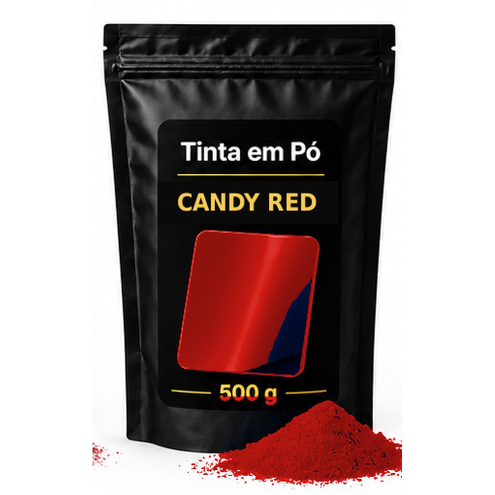 Saco preto e dourado Sergilac Coatings — candy Red 500 g