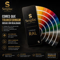 Catálogo de cores RAL Sergilac Coatings — imagem ilustrativa da gama