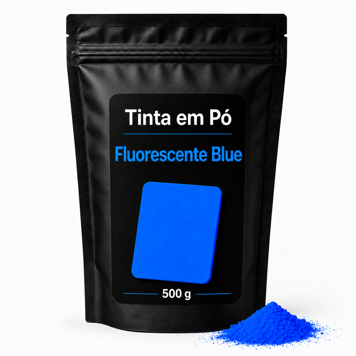 Fluorescente Blue — saco preto de 500 g