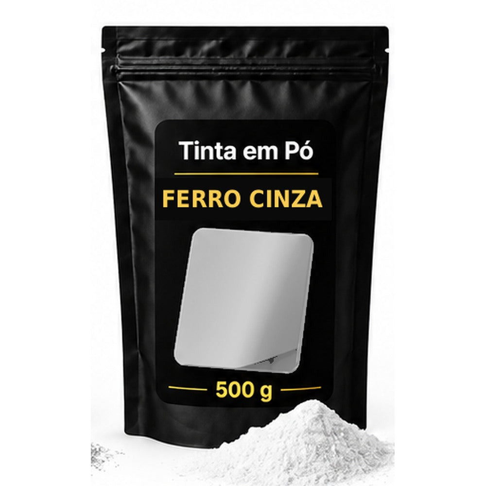 Saco preto e dourado Sergilac Coatings — primarios Ferro Cinza 500 g