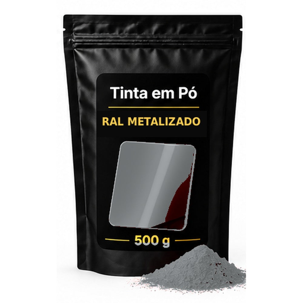 Saco preto e dourado Sergilac Coatings — ral Metalizado 500 g