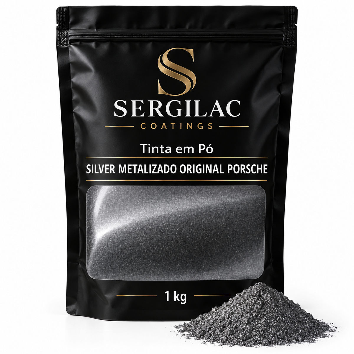Silver Metalizado Original Porsche — 1 kg