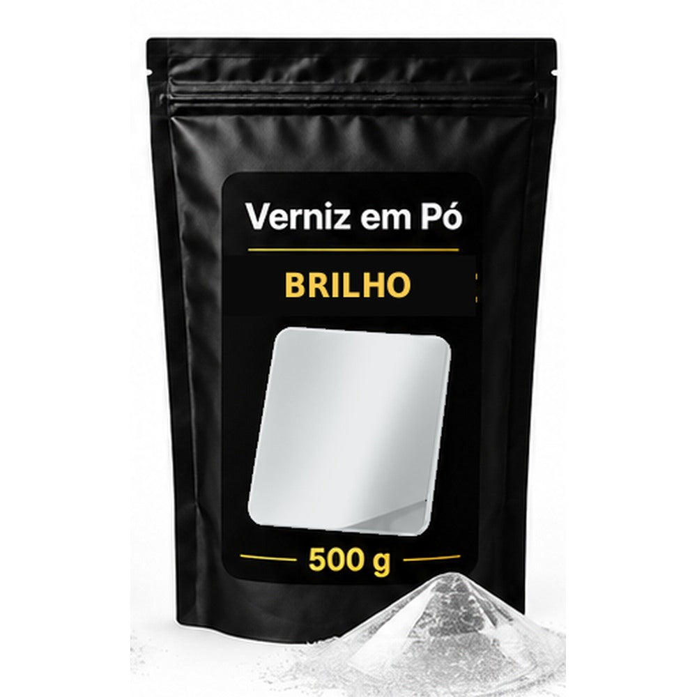 Saco preto e dourado Sergilac Coatings — verniz Brilho 500 g