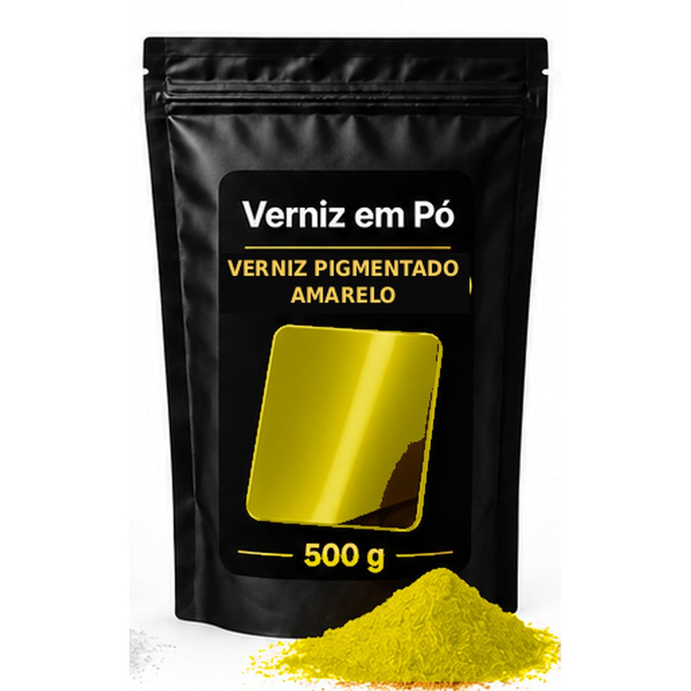 Saco preto e dourado Sergilac Coatings — verniz-pigmentado Amarelo 500 g