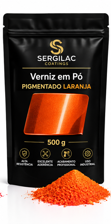 Verniz pigmentado laranja 500 g