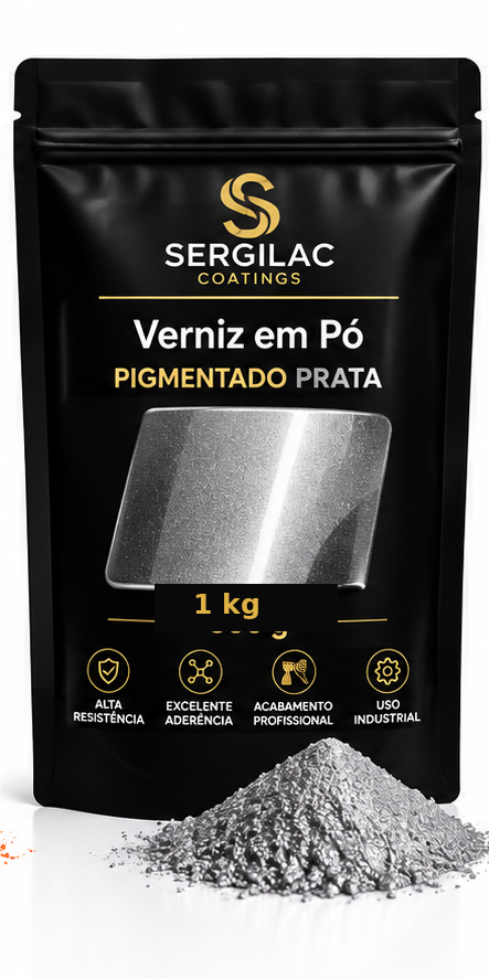 Verniz pigmentado prata 1 kg