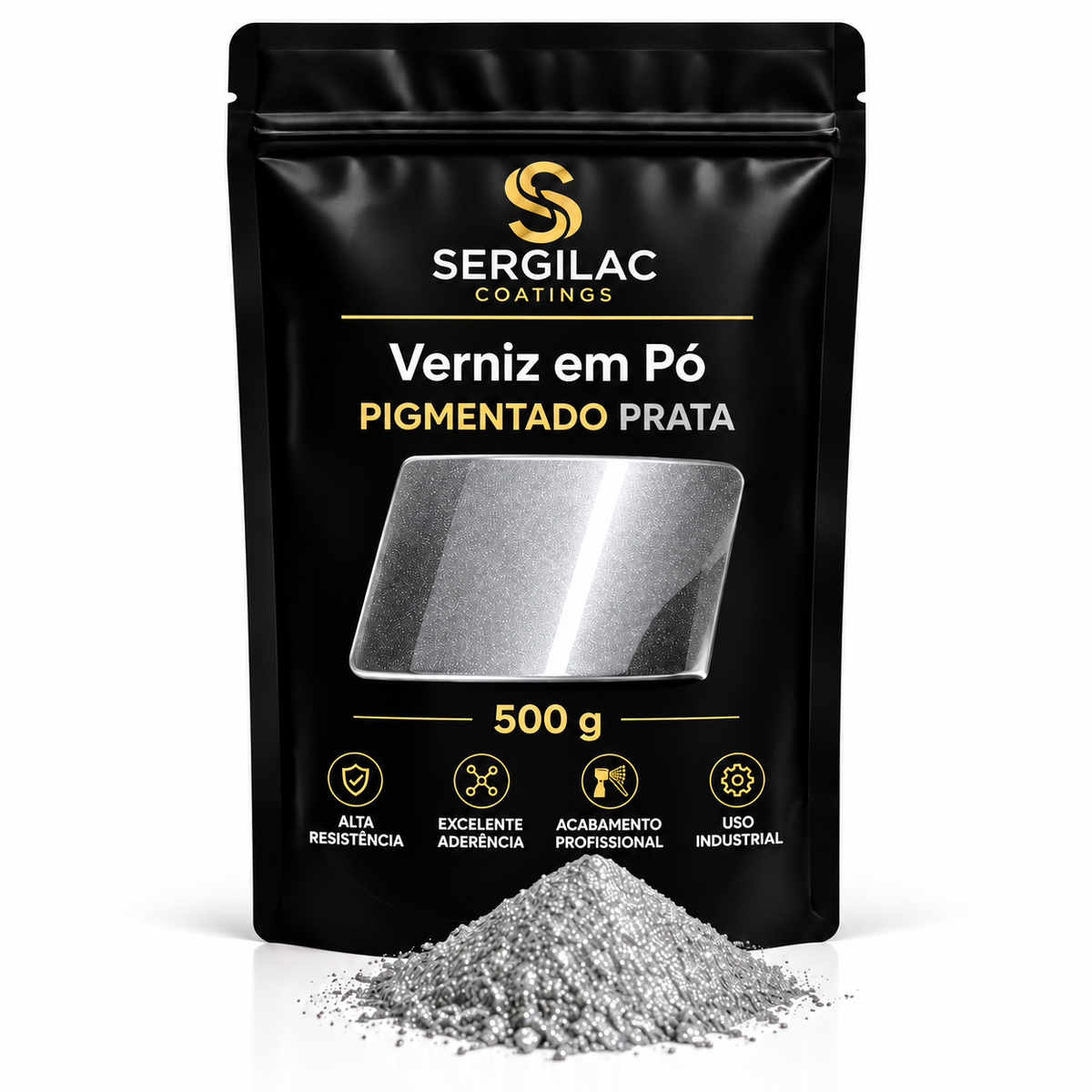 Verniz pigmentado Prata — 500 g