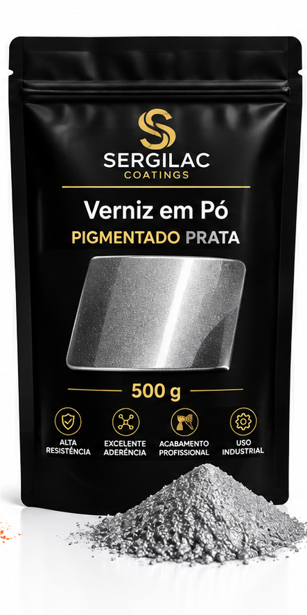 Verniz pigmentado prata 500 g