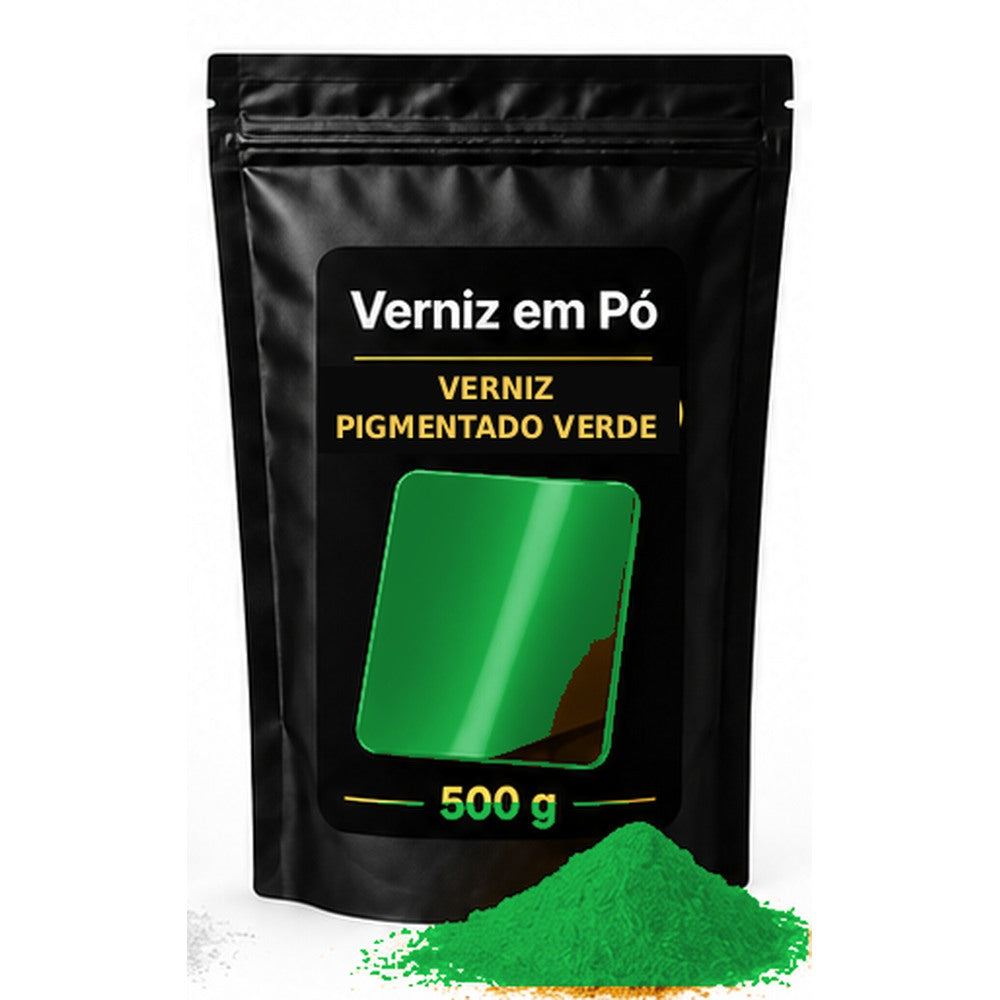 Saco preto e dourado Sergilac Coatings — verniz-pigmentado Verde 500 g