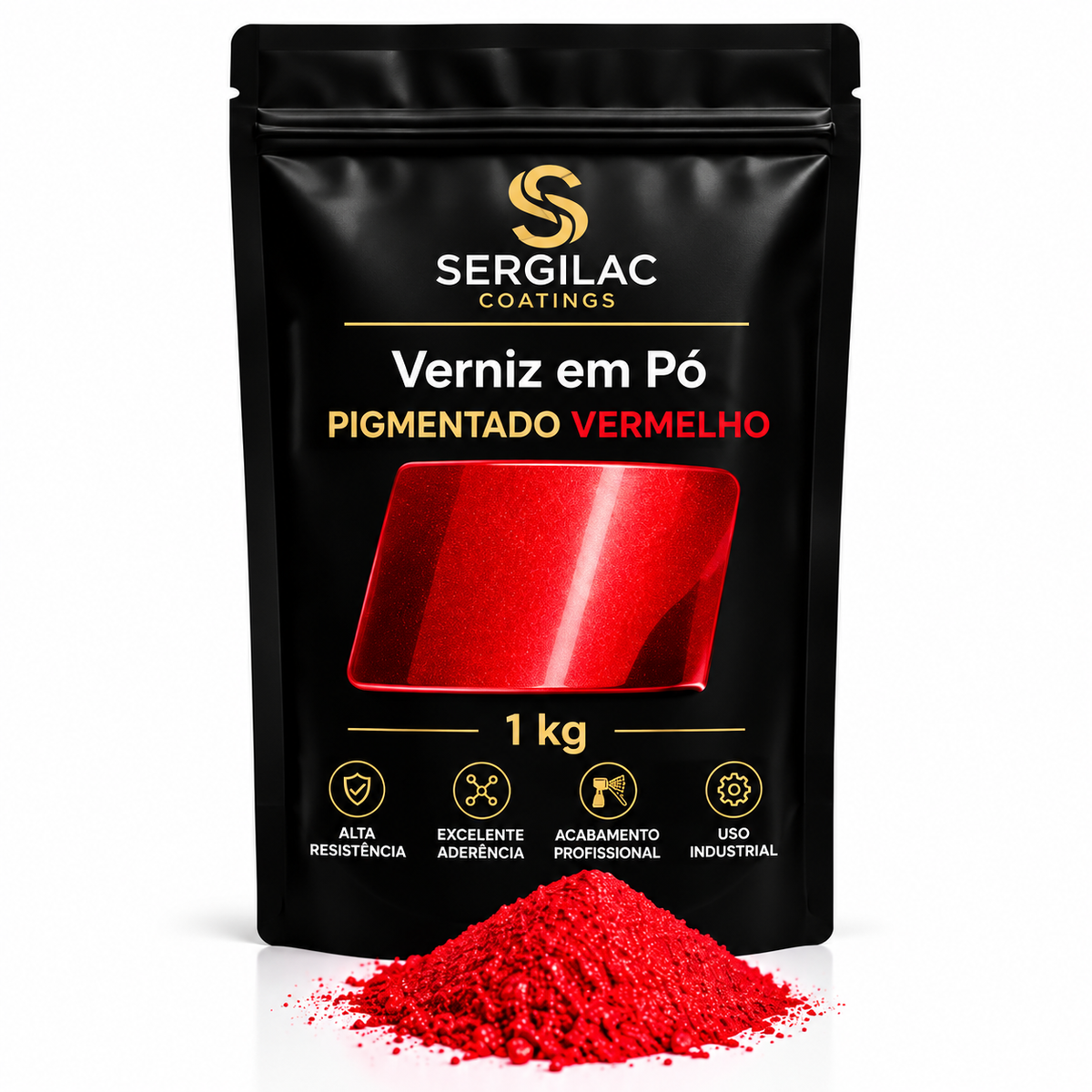 Verniz pigmentado Vermelho — 1 kg